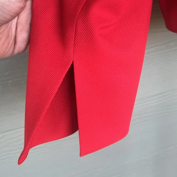 BOSS Hugo Boss “Joleara” Virgin Wool Blend Cropped Tuxedo Jacket - Picture 9 of 16